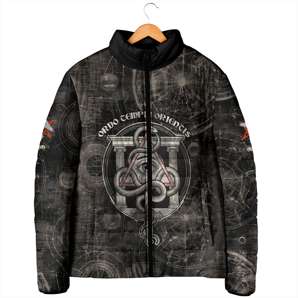 Ordo Templi Orientis Thelema Padded Jacket Do What Thou Wilt Mystic Serpent