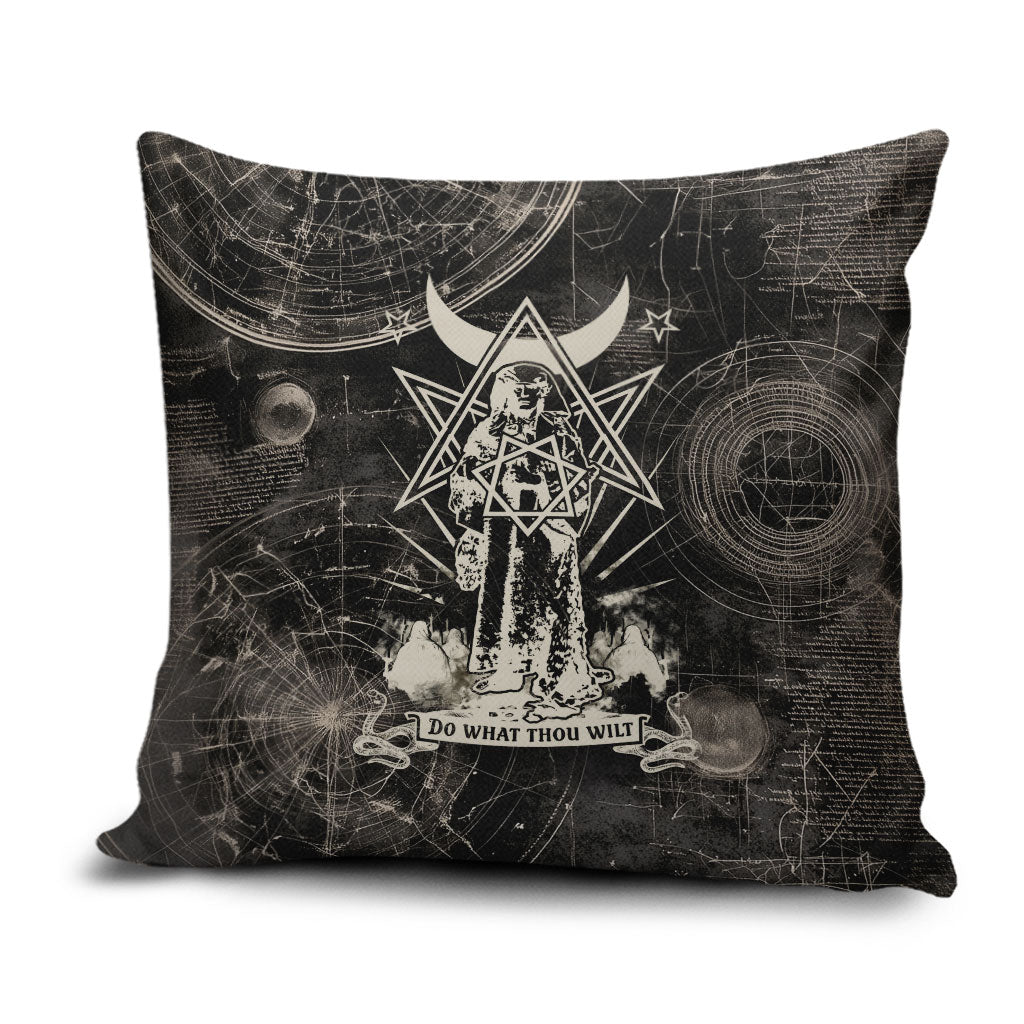 Ordo Templi Orientis Thelema Pillow Cover Do What Thou Wilt Mystic Serpent