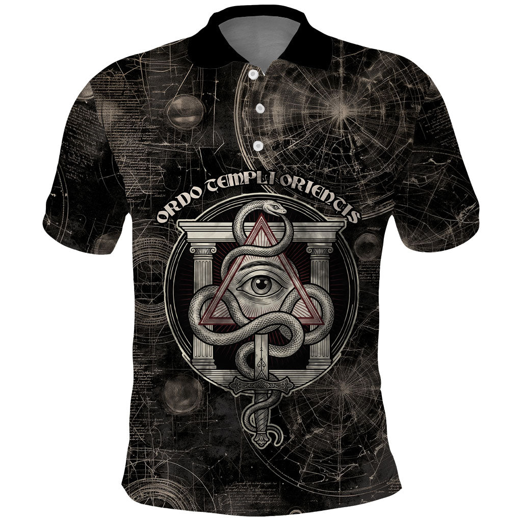 Ordo Templi Orientis Thelema Polo Shirt Do What Thou Wilt Mystic Serpent