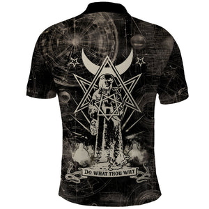 Ordo Templi Orientis Thelema Polo Shirt Do What Thou Wilt Mystic Serpent