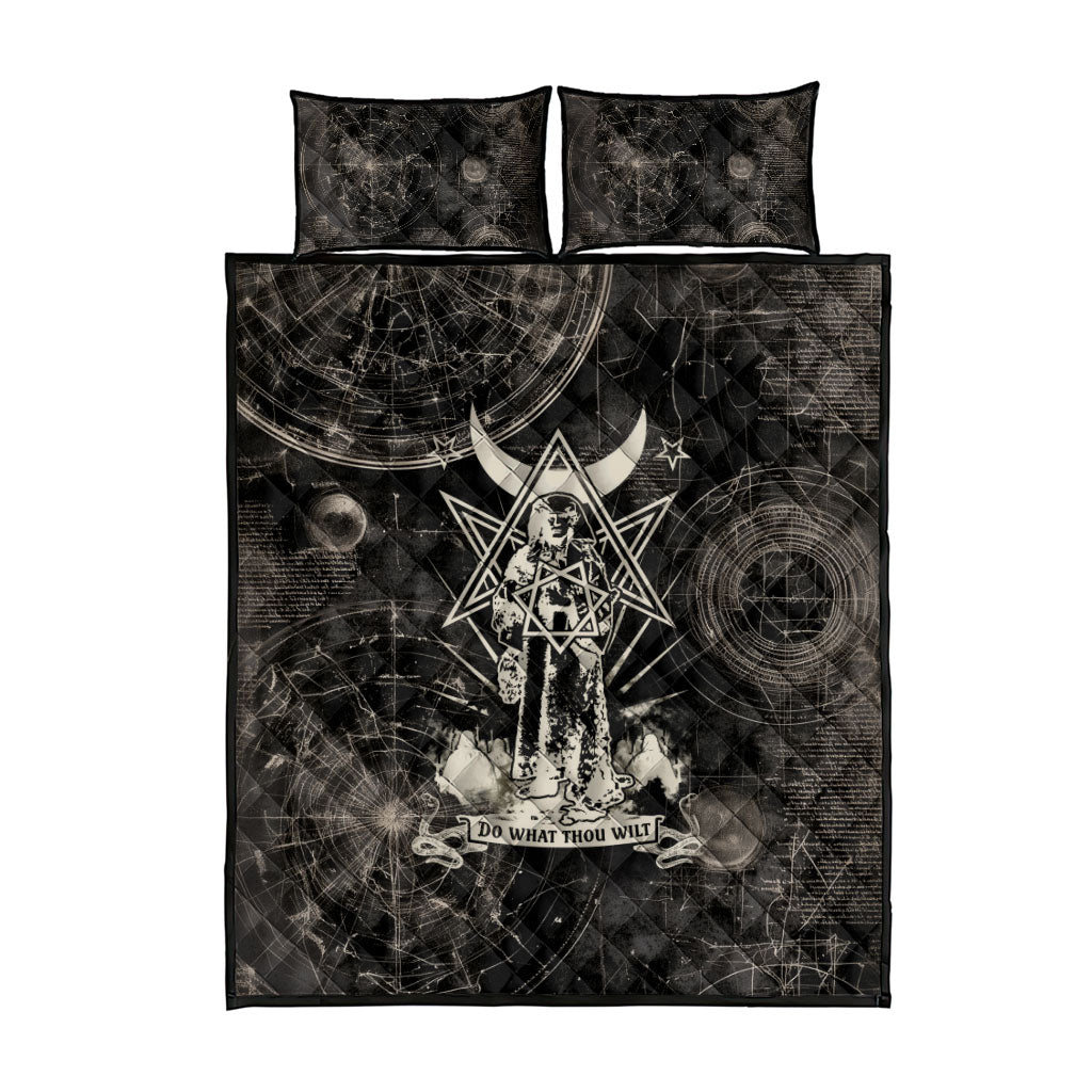 Ordo Templi Orientis Thelema Quilt Bed Set Do What Thou Wilt Mystic Serpent