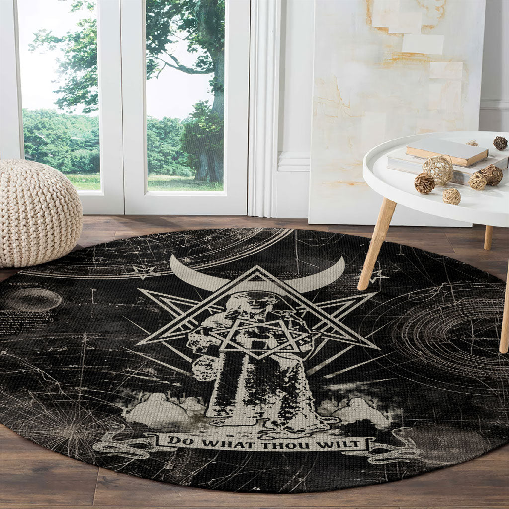 Ordo Templi Orientis Thelema Round Carpet Do What Thou Wilt Mystic Serpent