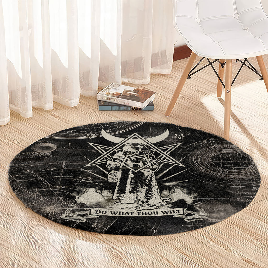 Ordo Templi Orientis Thelema Round Carpet Do What Thou Wilt Mystic Serpent