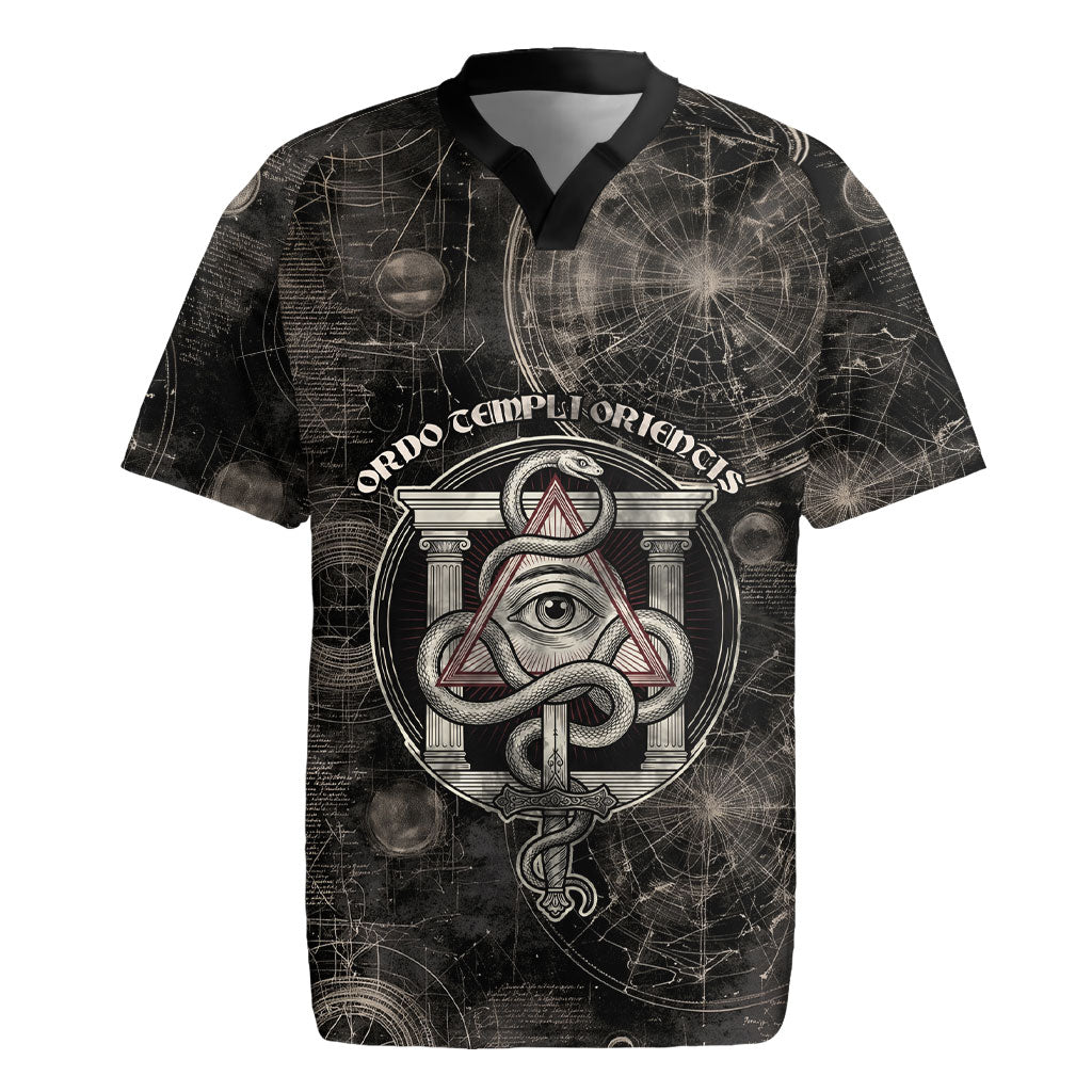 Ordo Templi Orientis Thelema Rugby Jersey Do What Thou Wilt Mystic Serpent