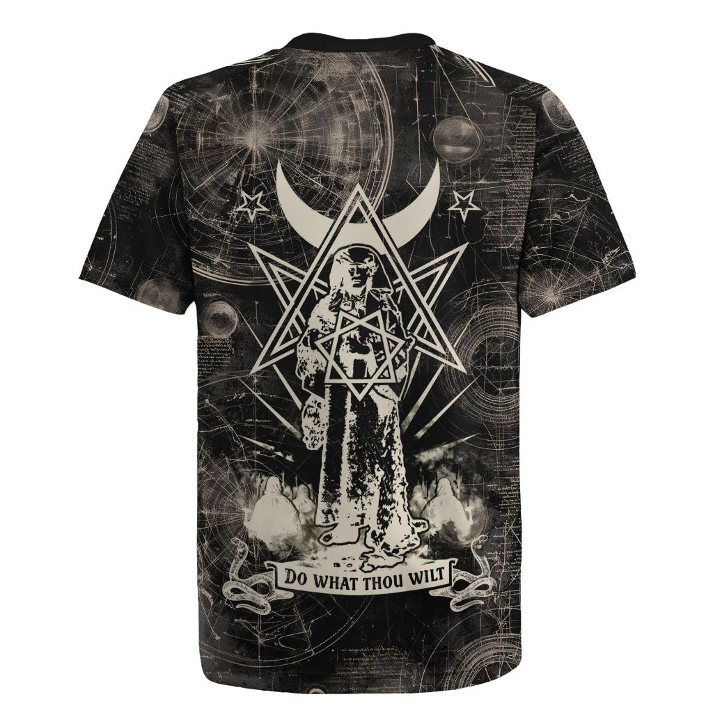 Ordo Templi Orientis Thelema Rugby Jersey Do What Thou Wilt Mystic Serpent