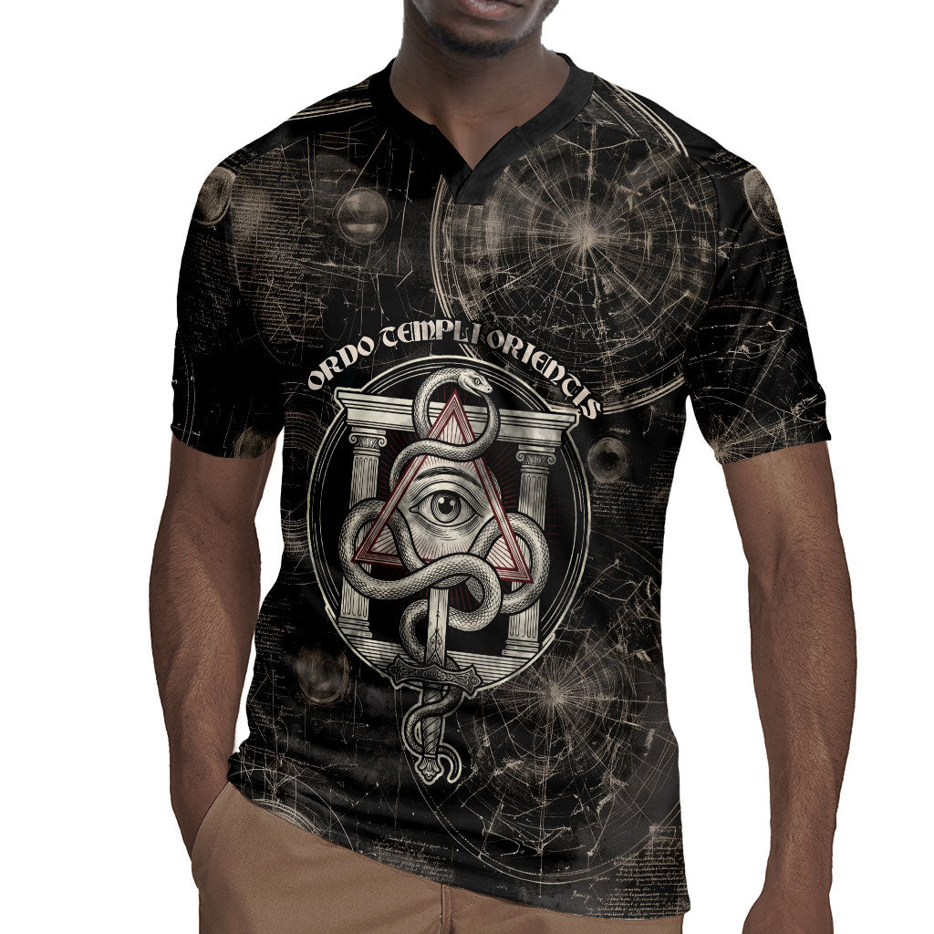 Ordo Templi Orientis Thelema Rugby Jersey Do What Thou Wilt Mystic Serpent