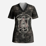 Ordo Templi Orientis Thelema Scrub Top Do What Thou Wilt Mystic Serpent