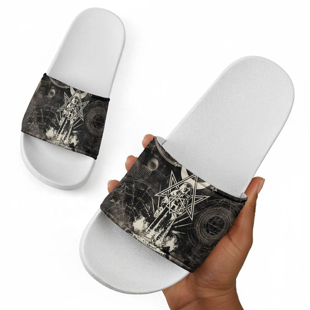 Ordo Templi Orientis Thelema Slide Sandals Do What Thou Wilt Mystic Serpent