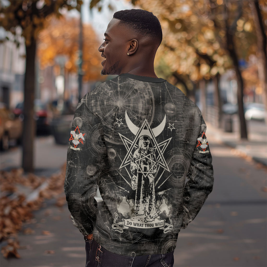 Ordo Templi Orientis Thelema Sweatshirt Do What Thou Wilt Mystic Serpent
