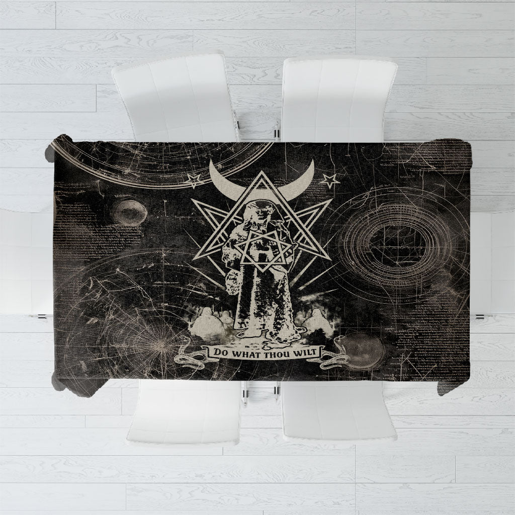 Ordo Templi Orientis Thelema Tablecloth Do What Thou Wilt Mystic Serpent