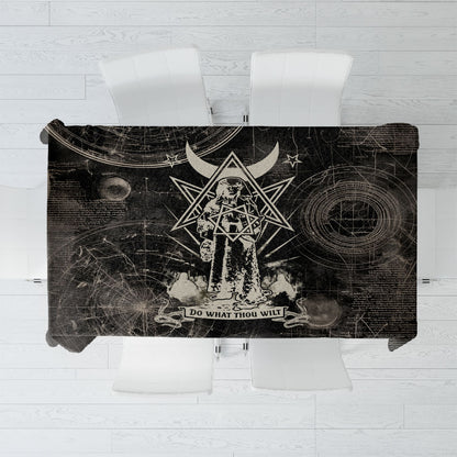 Ordo Templi Orientis Thelema Tablecloth Do What Thou Wilt Mystic Serpent