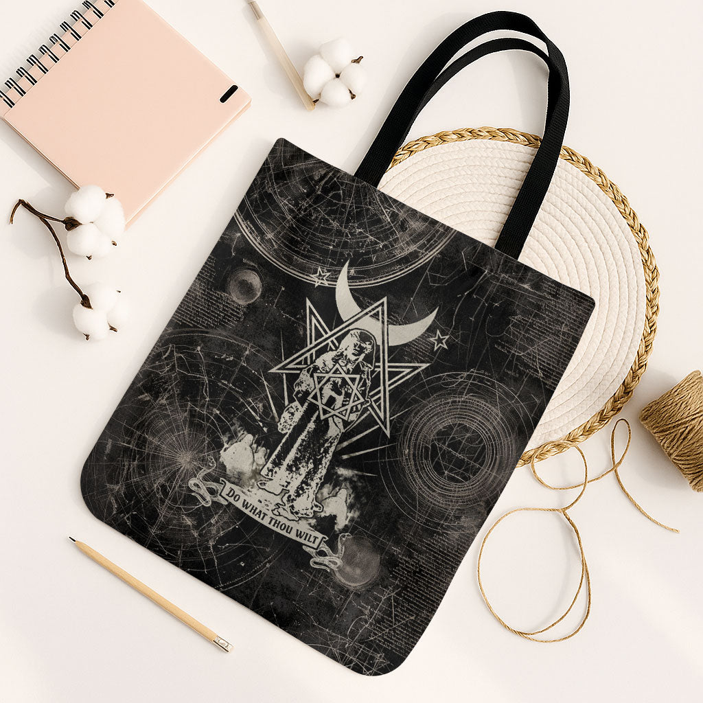 Ordo Templi Orientis Thelema Tote Bag Do What Thou Wilt Mystic Serpent