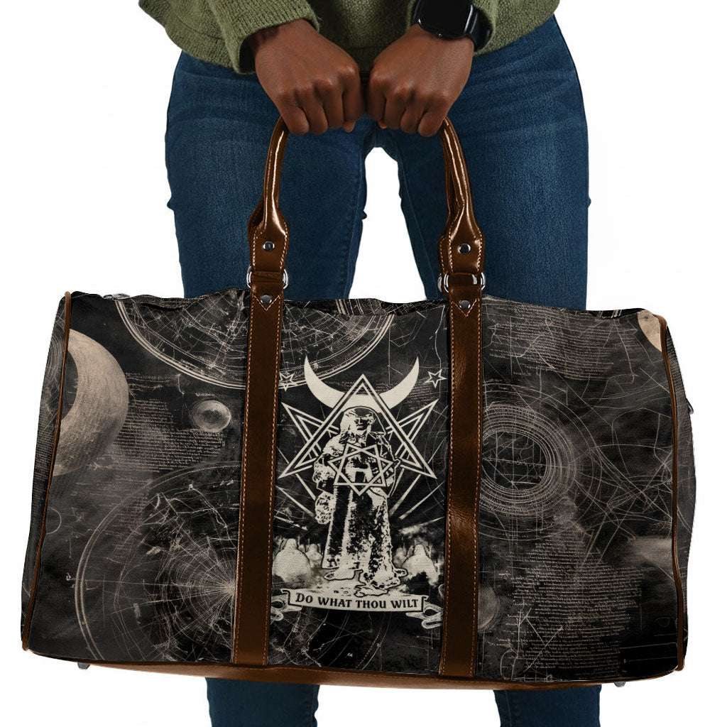 Ordo Templi Orientis Thelema Travel Bag Do What Thou Wilt Mystic Serpent