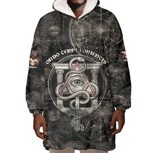 Ordo Templi Orientis Thelema Wearable Blanket Hoodie Do What Thou Wilt Mystic Serpent