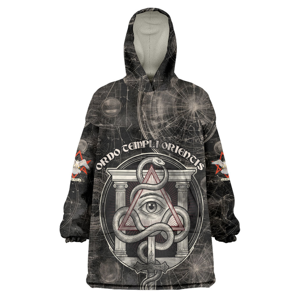 Ordo Templi Orientis Thelema Wearable Blanket Hoodie Do What Thou Wilt Mystic Serpent