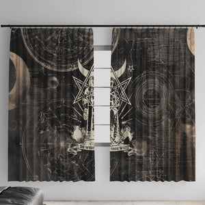 Ordo Templi Orientis Thelema Window Curtain Do What Thou Wilt Mystic Serpent