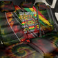 Juneteenth God Says I Am Christian Freedom Back Car Seat Cover Pan African Flag Colors Tie Dye Galaxy