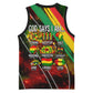 Juneteenth God Says I Am Christian Freedom Basketball Jersey Pan African Flag Colors Tie Dye Galaxy