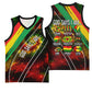 Juneteenth God Says I Am Christian Freedom Basketball Jersey Pan African Flag Colors Tie Dye Galaxy
