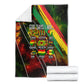 Juneteenth God Says I Am Christian Freedom Blanket Pan African Flag Colors Tie Dye Galaxy