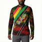 Juneteenth God Says I Am Christian Freedom Button Sweatshirt Pan African Flag Colors Tie Dye Galaxy