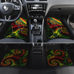 Juneteenth God Says I Am Christian Freedom Car Mats Pan African Flag Colors Tie Dye Galaxy
