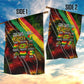 Juneteenth God Says I Am Christian Freedom Garden Flag Pan African Flag Colors Tie Dye Galaxy