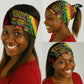 Juneteenth God Says I Am Christian Freedom Neck Gaiter Pan African Flag Colors Tie Dye Galaxy