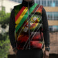 Juneteenth God Says I Am Christian Freedom Sleeveless Puffer Jacket Pan African Flag Colors Tie Dye Galaxy