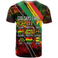 Juneteenth God Says I Am Christian Freedom T shirt Pan African Flag Colors Tie Dye Galaxy