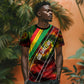 Juneteenth God Says I Am Christian Freedom T shirt Pan African Flag Colors Tie Dye Galaxy