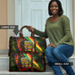 Juneteenth God Says I Am Christian Freedom Travel Bag Pan African Flag Colors Tie Dye Galaxy