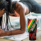 Juneteenth God Says I Am Christian Freedom Tumbler With Handle Pan African Flag Colors Tie Dye Galaxy