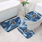 Botswana Independence Day Bathroom Set Raised Fist Map Graphic With National Coat Of Arms