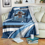 Botswana Independence Day Blanket Raised Fist Map Graphic With National Coat Of Arms