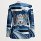 Botswana Independence Day Blazer Raised Fist Map Graphic With National Coat Of Arms