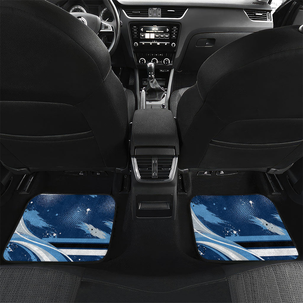 Botswana Independence Day Car Mats Raised Fist Map Graphic With National Coat Of Arms
