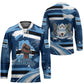 Botswana Independence Day Hockey Jersey Raised Fist Map Graphic With National Coat Of Arms