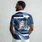 Botswana Independence Day Polo Shirt Raised Fist Map Graphic With National Coat Of Arms