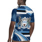 Botswana Independence Day Rugby Jersey Raised Fist Map Graphic With National Coat Of Arms