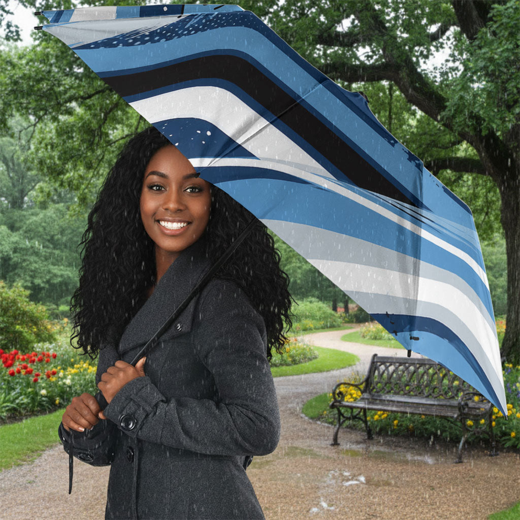 Botswana Independence Day Umbrella Raised Fist Map Graphic With National Coat Of Arms