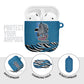 Botswana Independence Day AirPods Case Flying Dove Graphic Zebra Portrait Flag Map