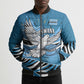 Botswana Independence Day Bomber Puffer Jacket Flying Dove Graphic Zebra Portrait Flag Map