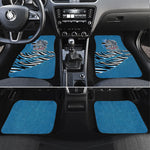 Botswana Independence Day Car Mats Flying Dove Graphic Zebra Portrait Flag Map