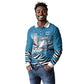 Botswana Independence Day Long Sleeve Polo Shirt Flying Dove Graphic Zebra Portrait Flag Map