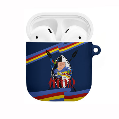 Eswatini Somhlolo Day AirPods Case Swazi Flag Tribal Shield Heritage Graphic