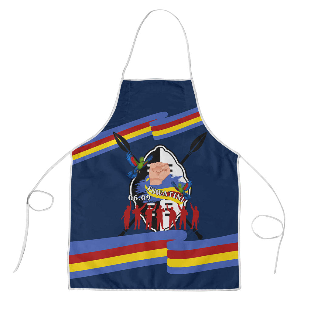 Eswatini Somhlolo Day Apron Swazi Flag Tribal Shield Heritage Graphic