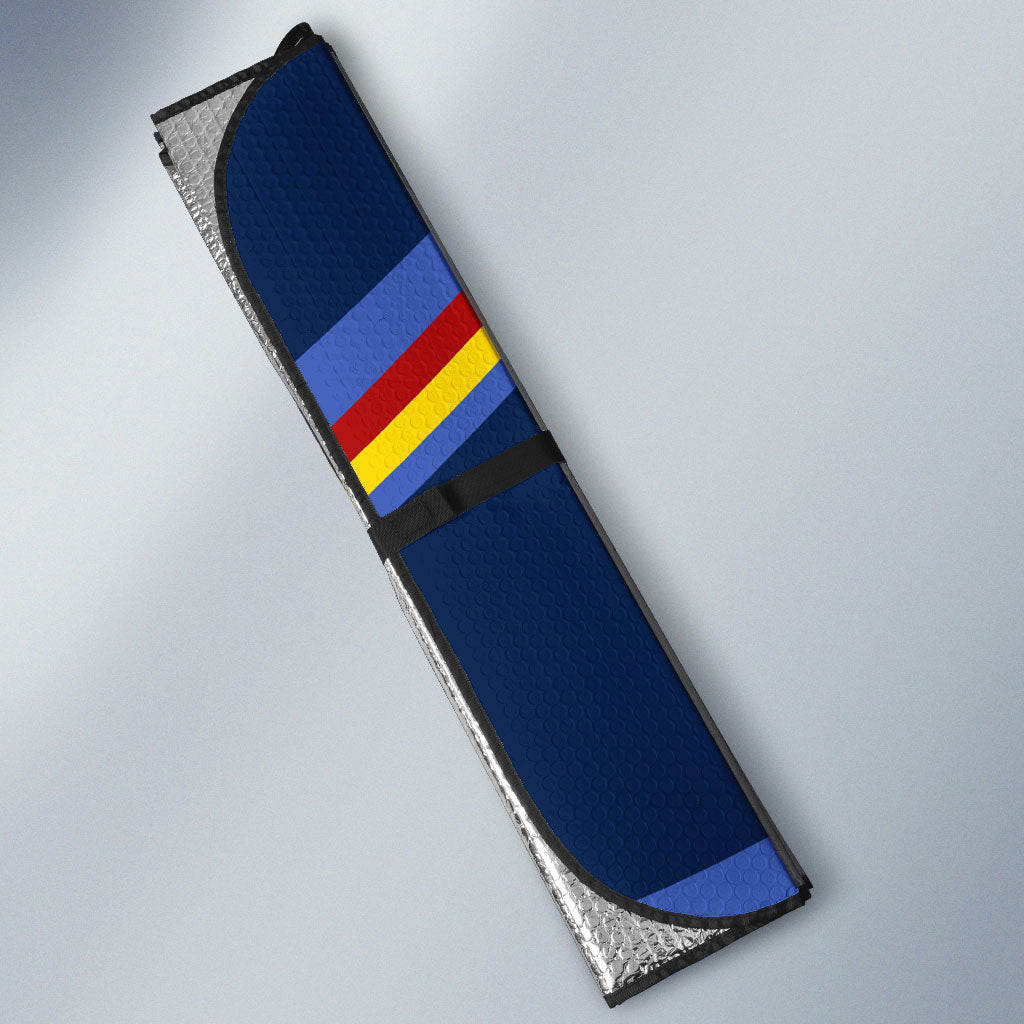 Eswatini Somhlolo Day Auto Sun Shade Swazi Flag Tribal Shield Heritage Graphic