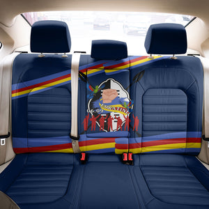 Eswatini Somhlolo Day Back Car Seat Cover Swazi Flag Tribal Shield Heritage Graphic