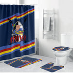 Eswatini Somhlolo Day Bathroom Set Swazi Flag Tribal Shield Heritage Graphic